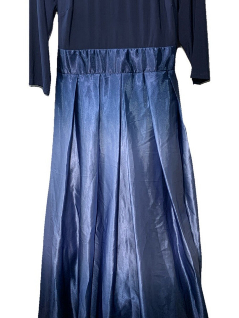 SL Fashion Women's Plus Size Satin Party Cocktail Dress with Pockets Size 14W